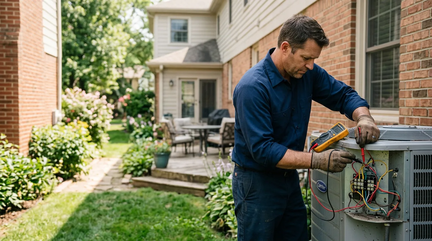 HVAC technician working near Fort Duchesne, UT